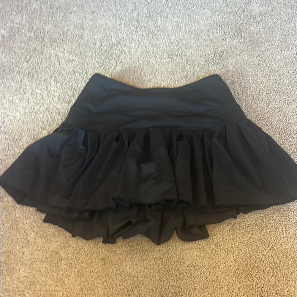 Amazon Black Athletic Mini Bubble Skirt